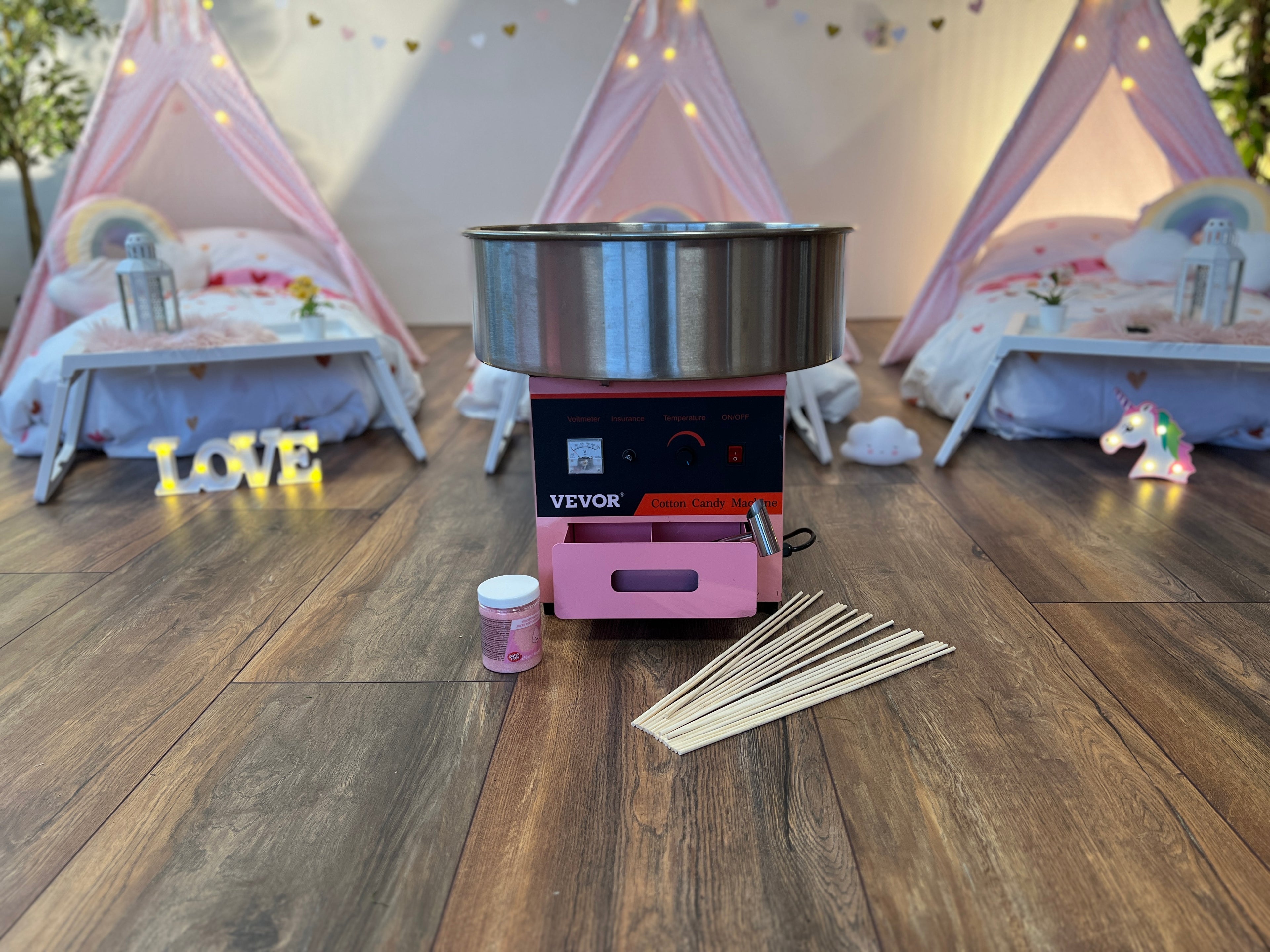 Cotton candy machine complete